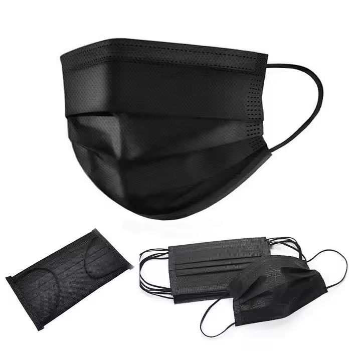 Black Disposable Face Mask